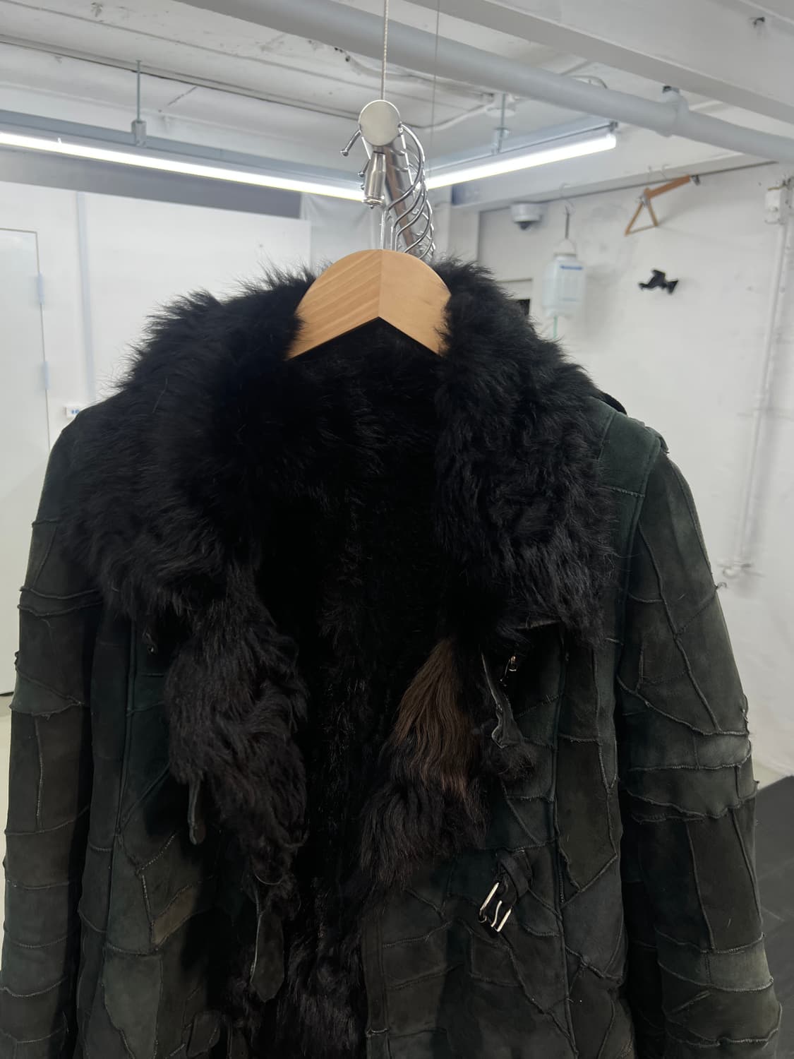 빈티지 패치워크 무스탕 자켓 상품이미지3