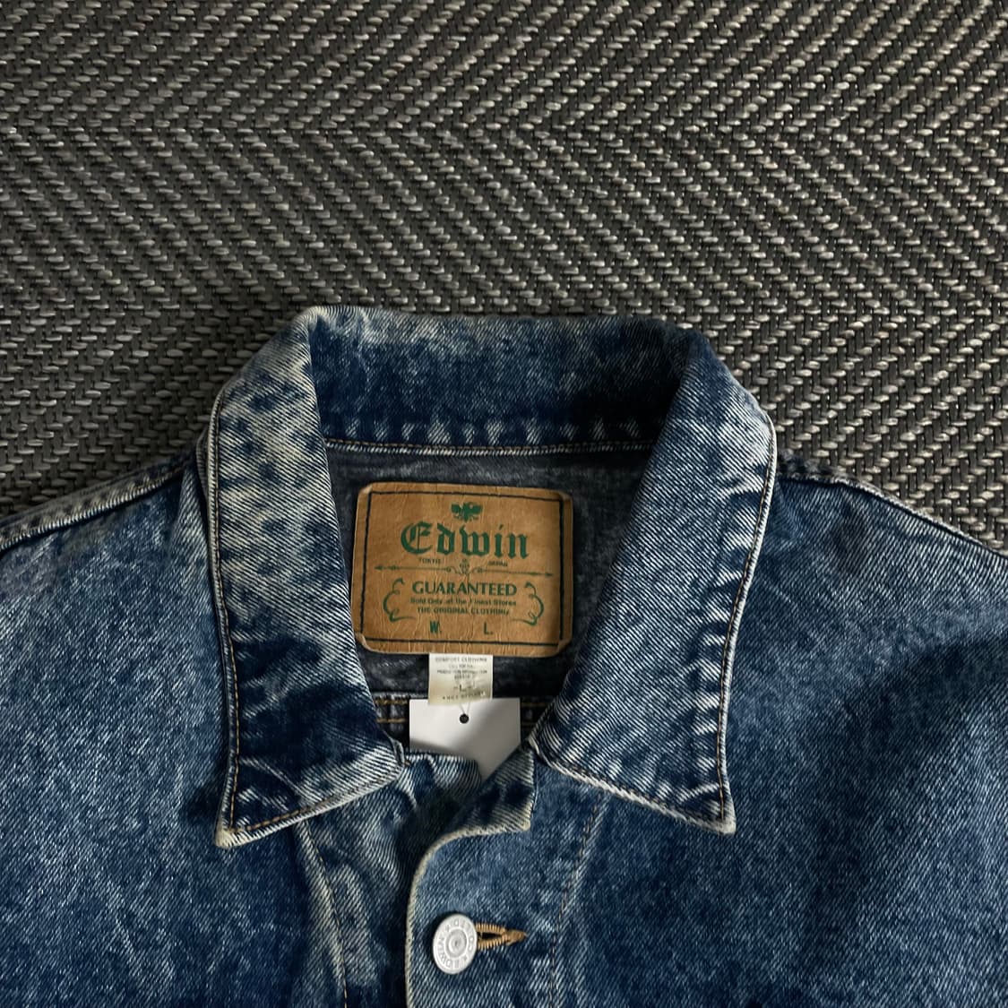 00s 에드윈 USA og 워싱 데님 트러커 자켓o 2915 상품이미지4