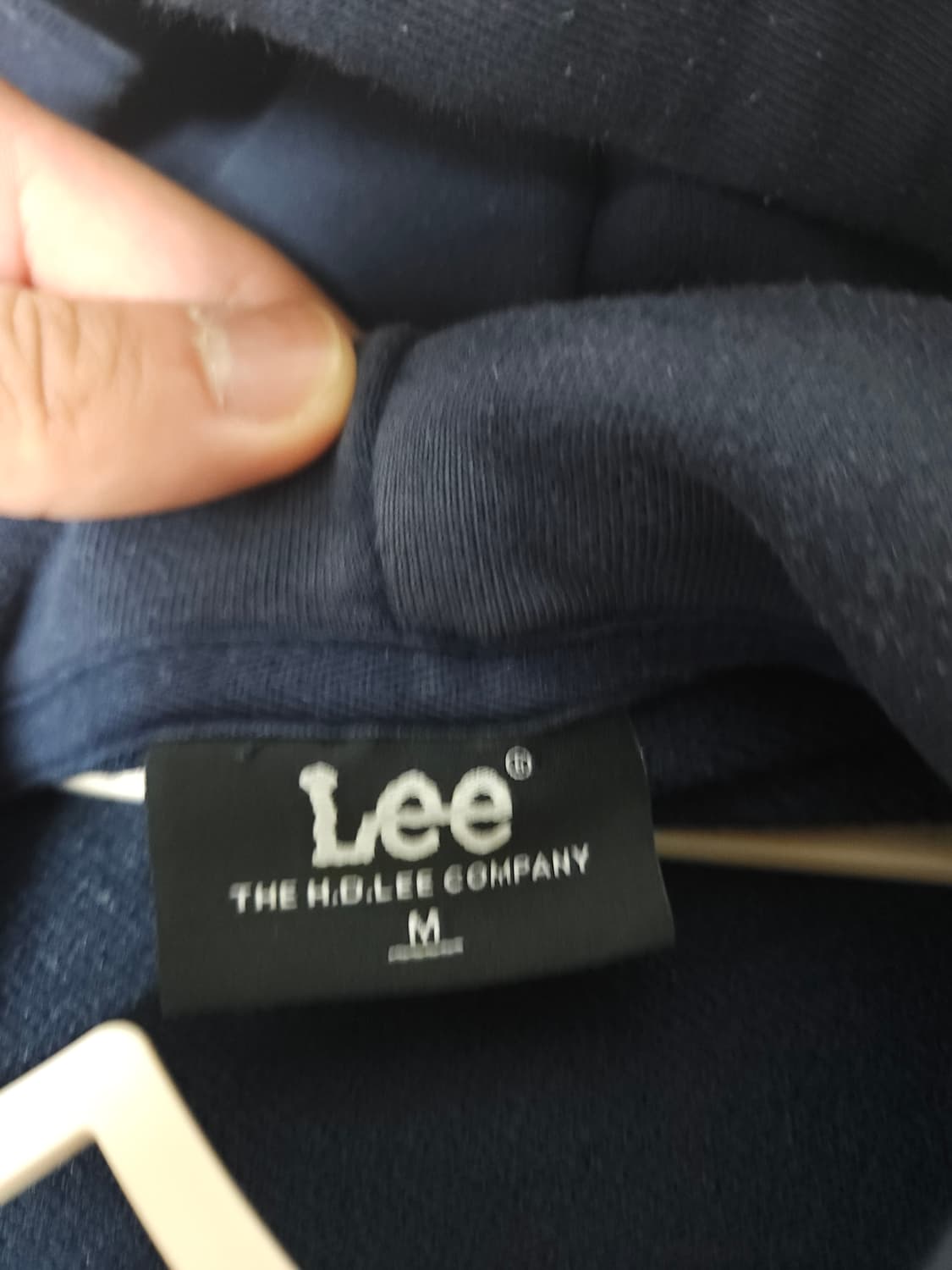 Lee 네이비 후드티 M 상품이미지2