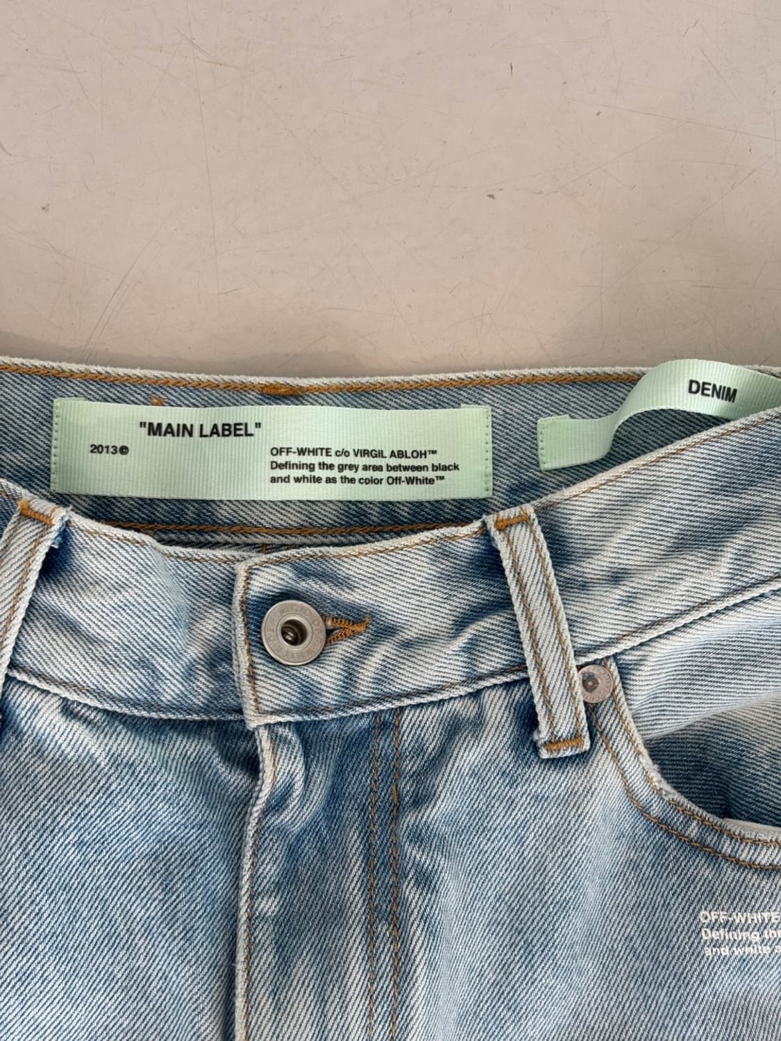 Off-White Bootcut Denim Pants 상품이미지5