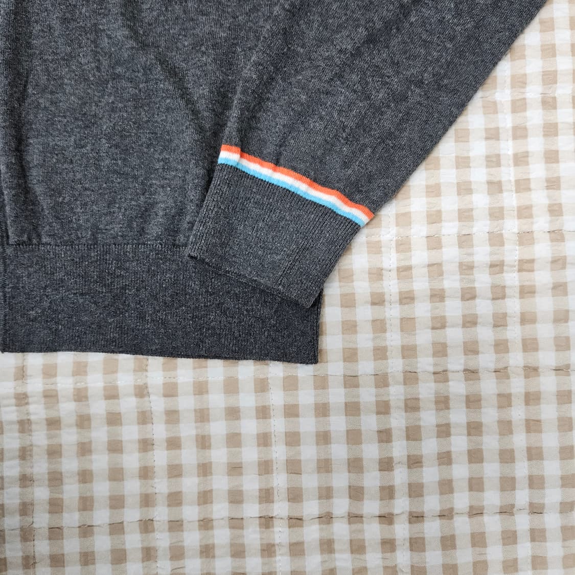 라코스테 얇은 니트 가디건 남자100 상품이미지4