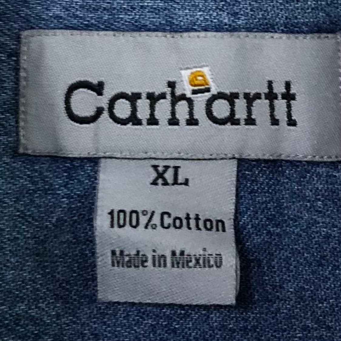 Xxl 칼하트 데님 셔츠 상품이미지3