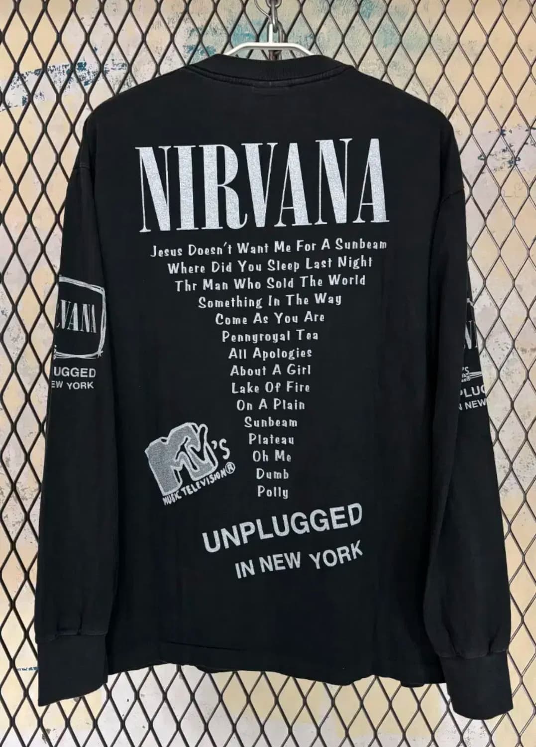 너바나 빈티지밴드티 상품이미지2