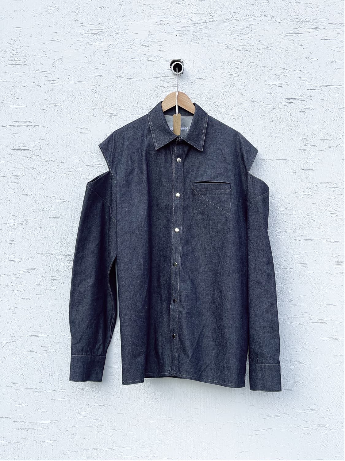 JUNNE j12 denim jacket 절개 데님자켓 상품이미지2