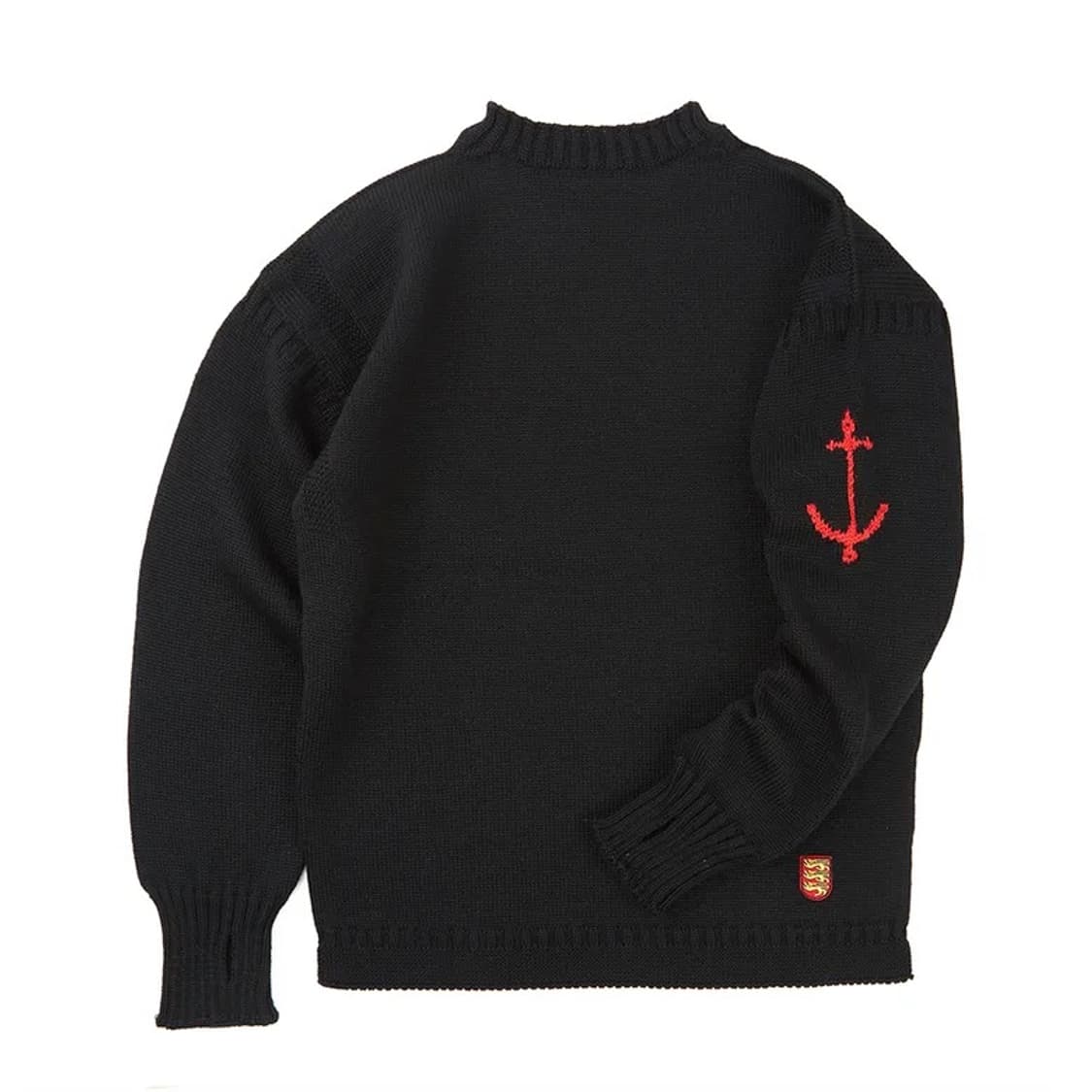 건지울른스 피셔맨 홀가먼트 스웨터 블랙 상품이미지1