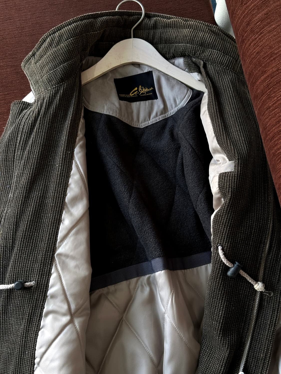 Stand collar padded mil mid coat 상품이미지4