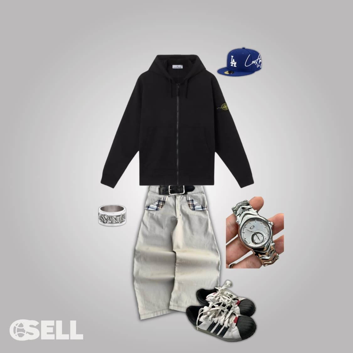 스톤아일랜드 후드집업 상품이미지2