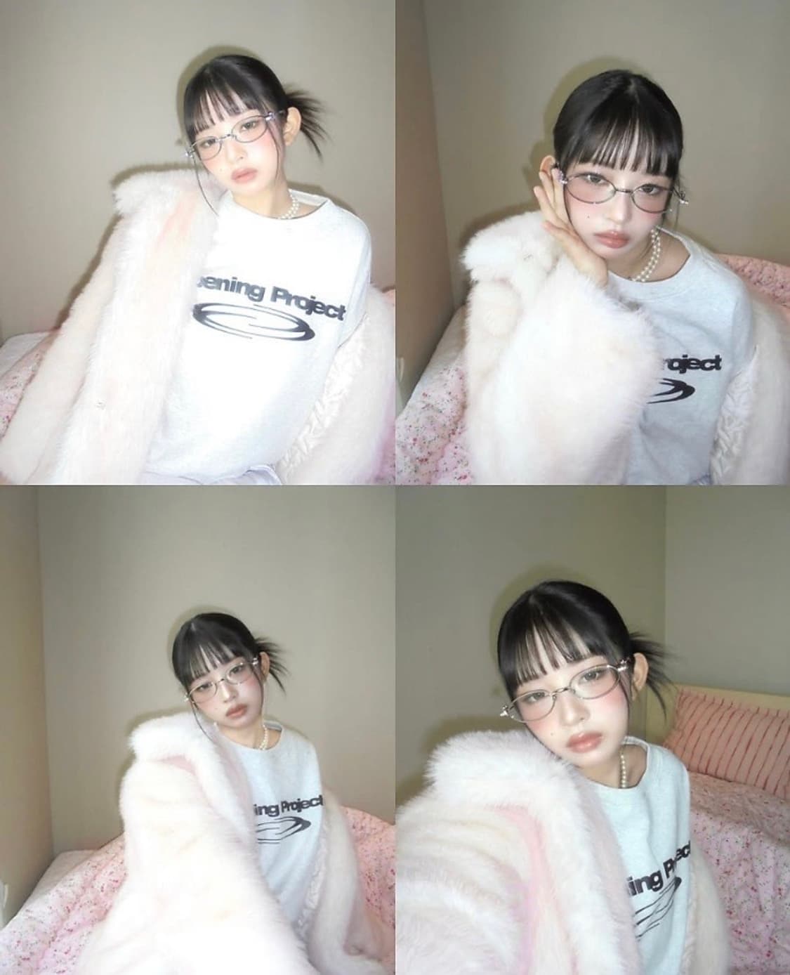 포그던 Haze Fur Jacket (pink) 퍼자켓 퍼 레이 상품이미지1
