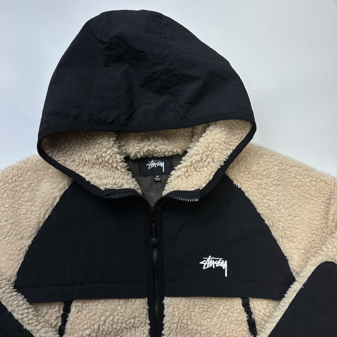 STUSSY 스투시 쉐르파 패널드 후드 자켓 상품이미지2