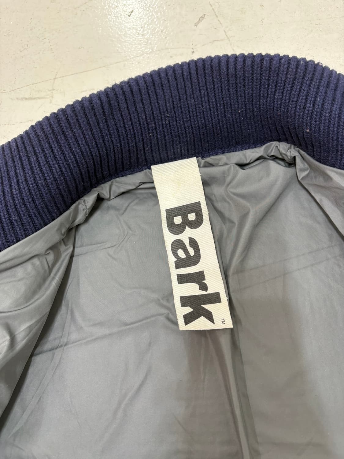 Bark Blue Wool Knit Jacket. 상품이미지8