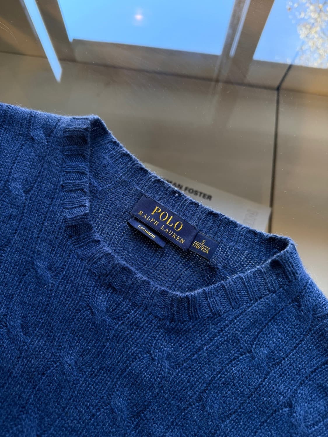 폴로 랄프로렌 캐시미어 케이블 니트 100 상품이미지8