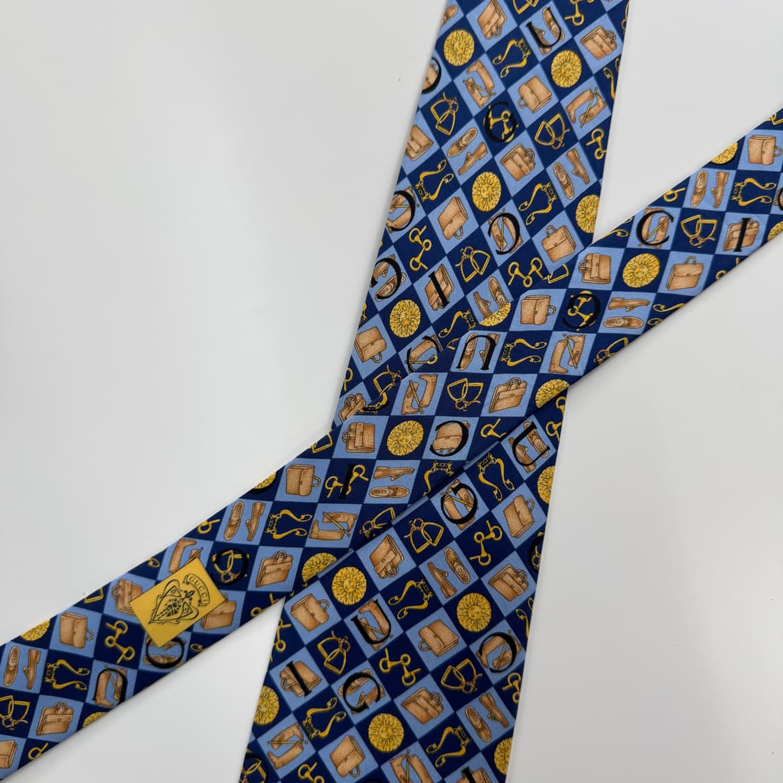 구찌(GUCCI) 영문 모노그램 명품 정품 넥타이 상품이미지4