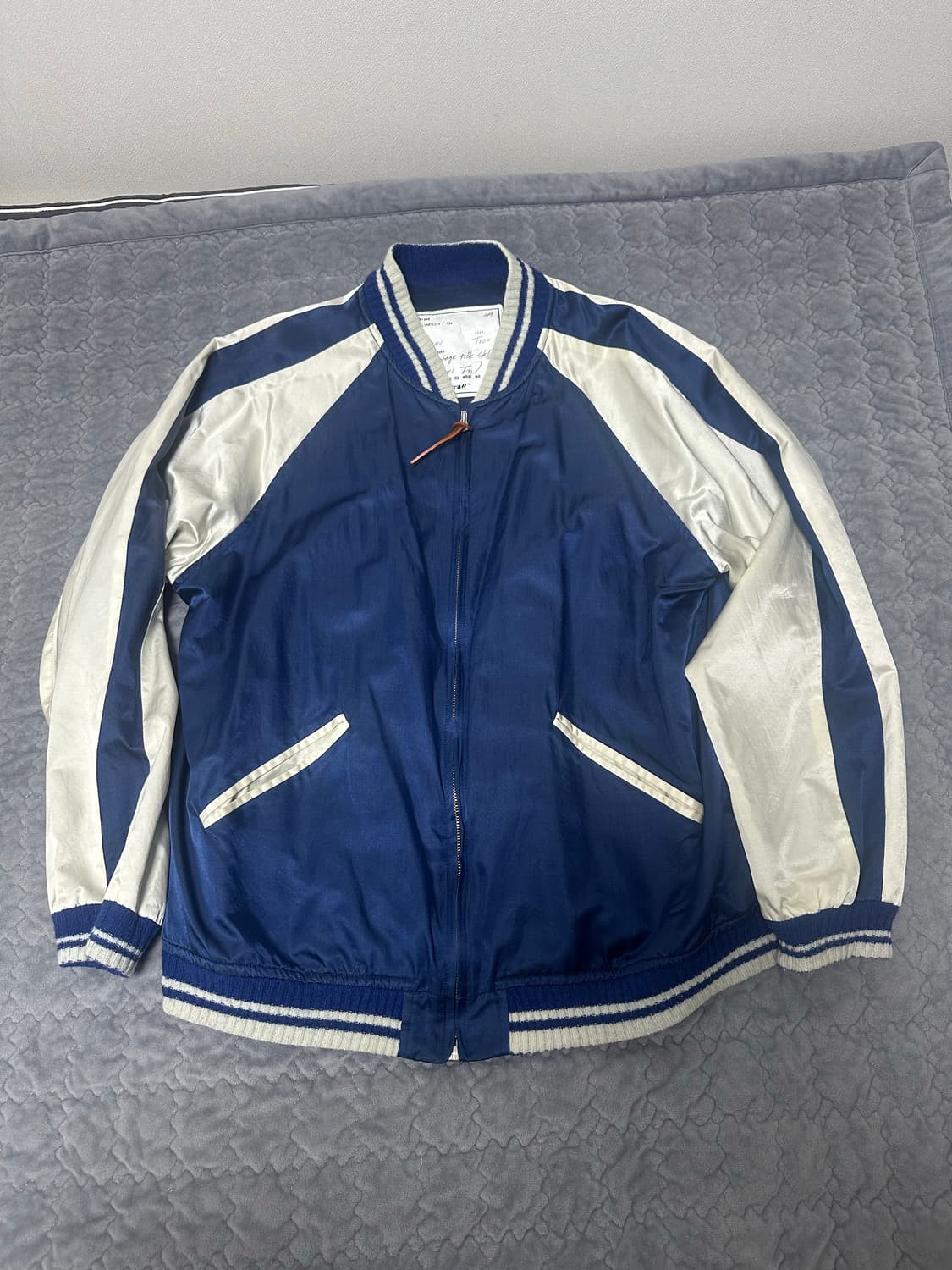 블라인드파일즈 실크 블루종 2사이즈(105) 상품이미지1