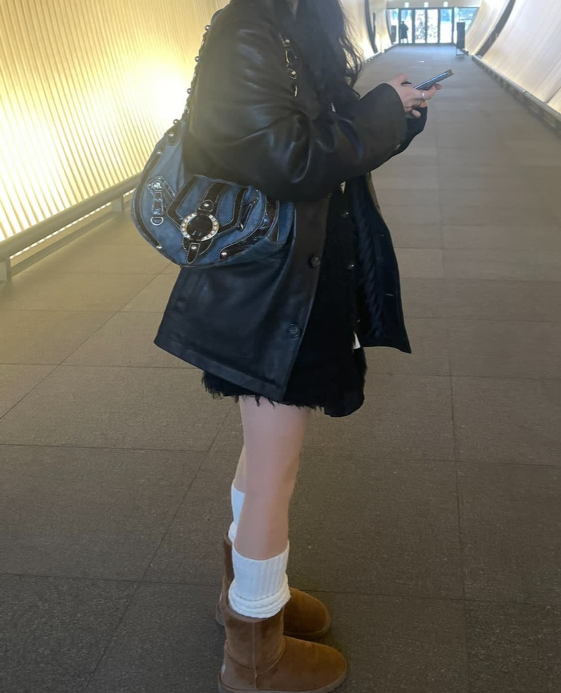 y2k 빈티지 데님 숄더백 상품이미지1
