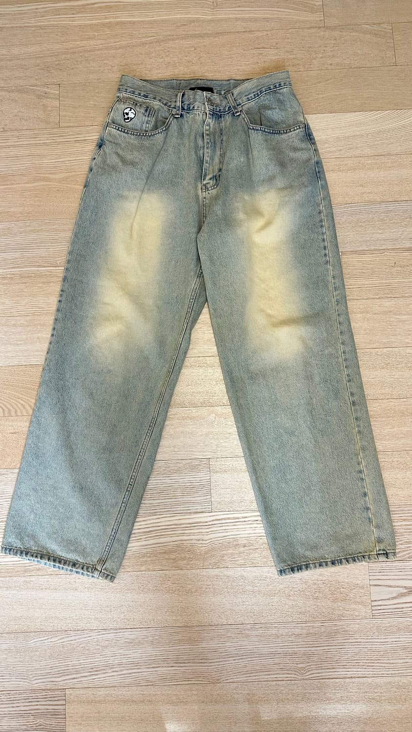 위캔더스 WKNDRS SKULL 워시드 팬츠 S 상품이미지4