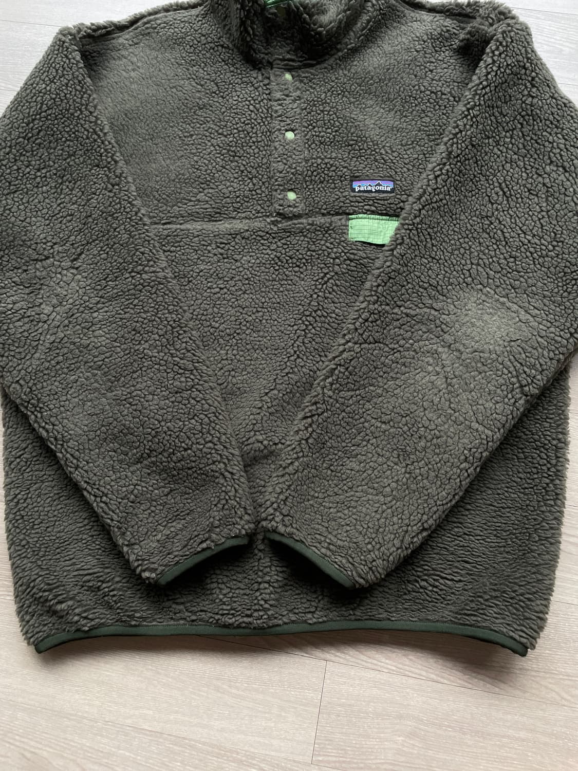 파타고니아 글리세이드 그린 딥파일 리버서블 상품이미지10