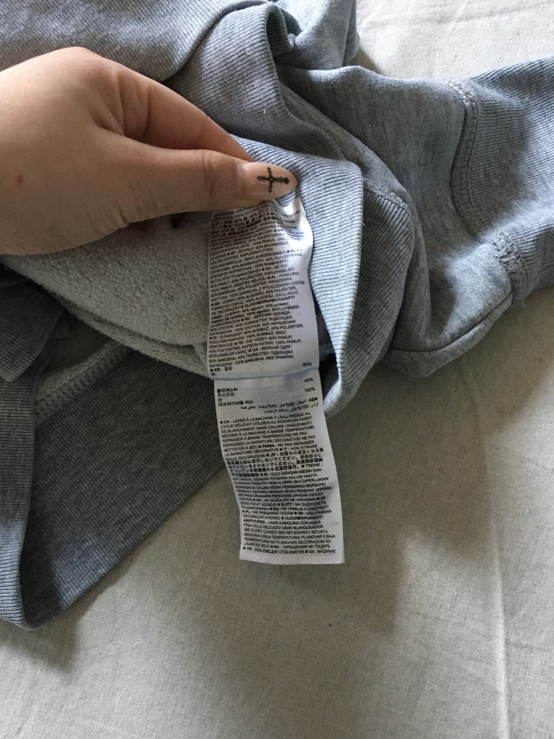 갭 자수패치 로고 후드티 상품이미지7