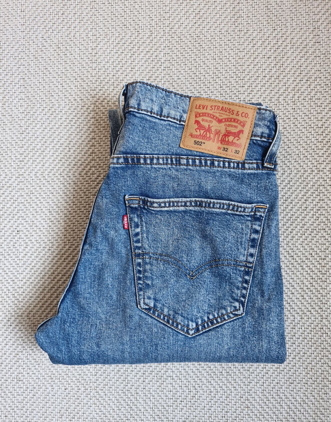 리바이스 502 레귤러 테이퍼드 핏 W32 상품이미지1
