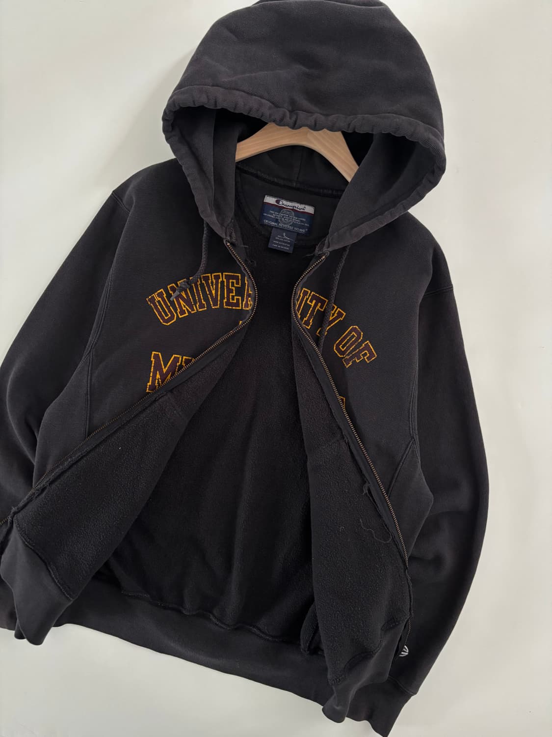 Champion 챔피온 미네소타 로고 리버스위브 후드집업 상품이미지5