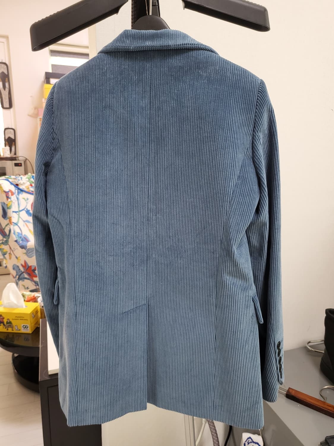 (정품상태굿!)자딕앤볼테르 블루 코듀로이 자켓 36 상품이미지2