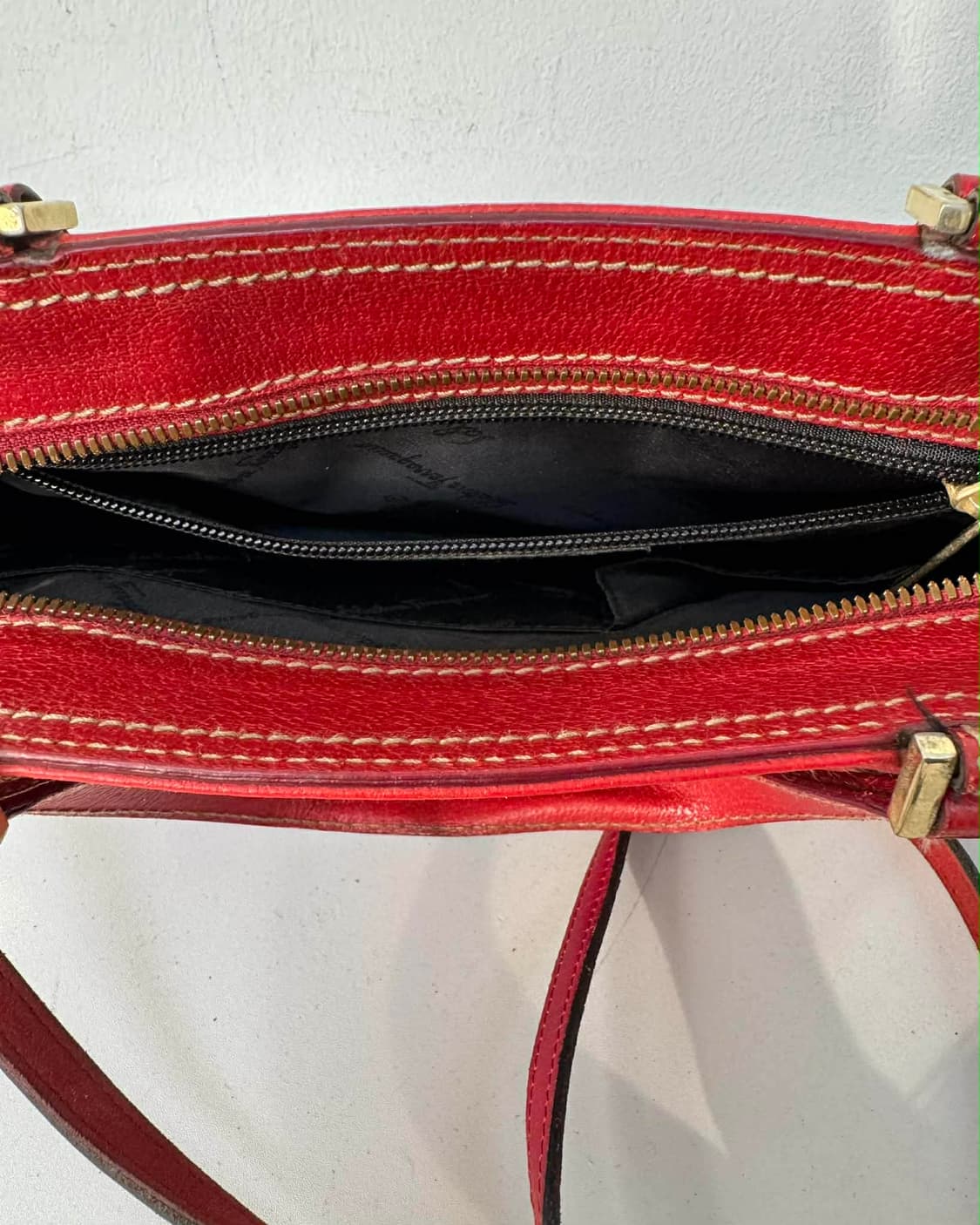살바토레 페라가모 레드 가죽 투웨이 토트백 크로스백 상품이미지6