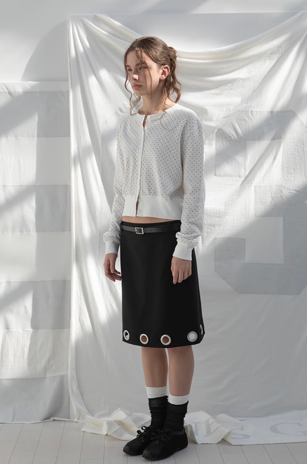 디망쉬 도트 가디건 상품이미지2