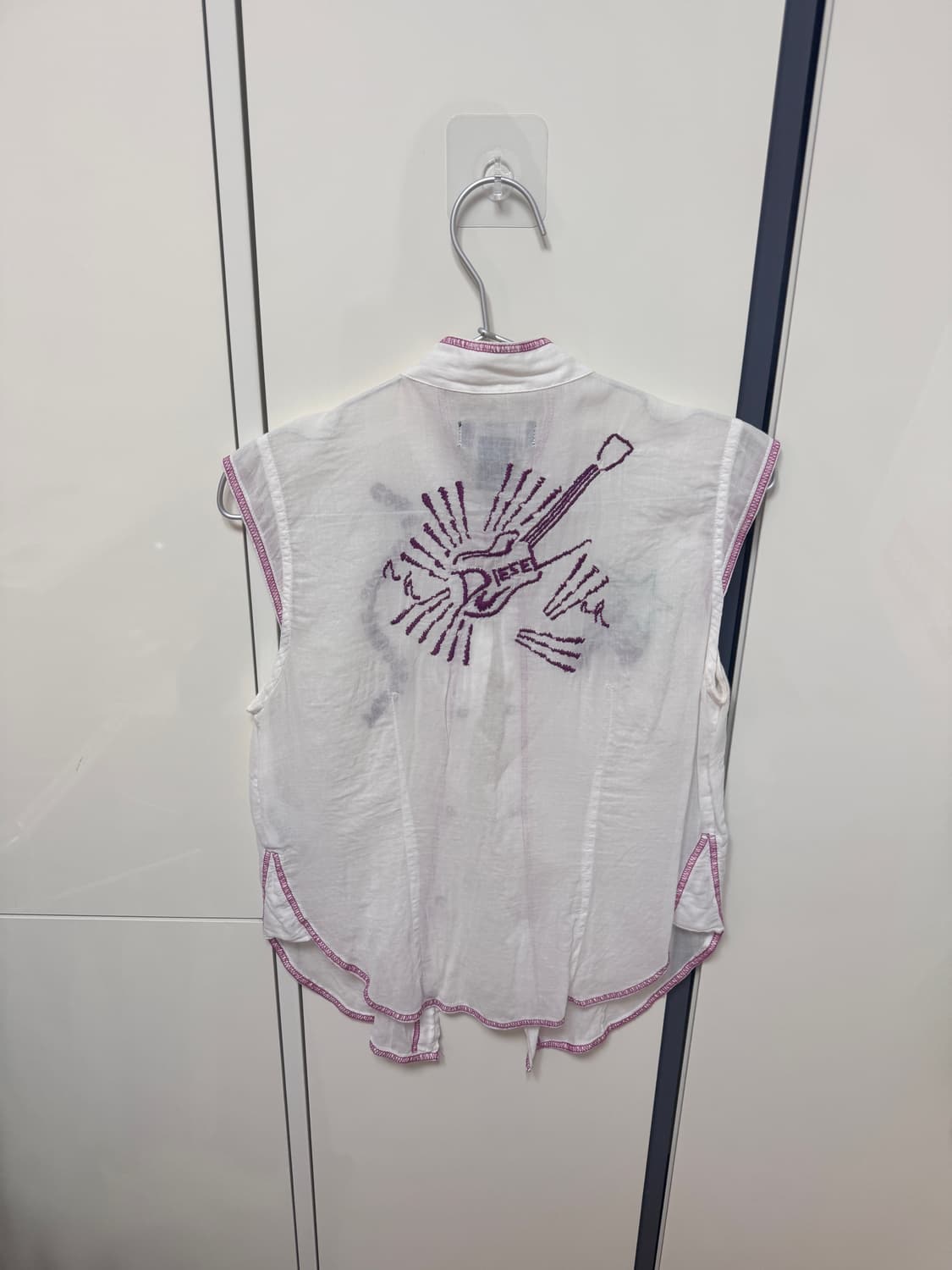 디젤 슬리브리스 민소매 탑 상품이미지3