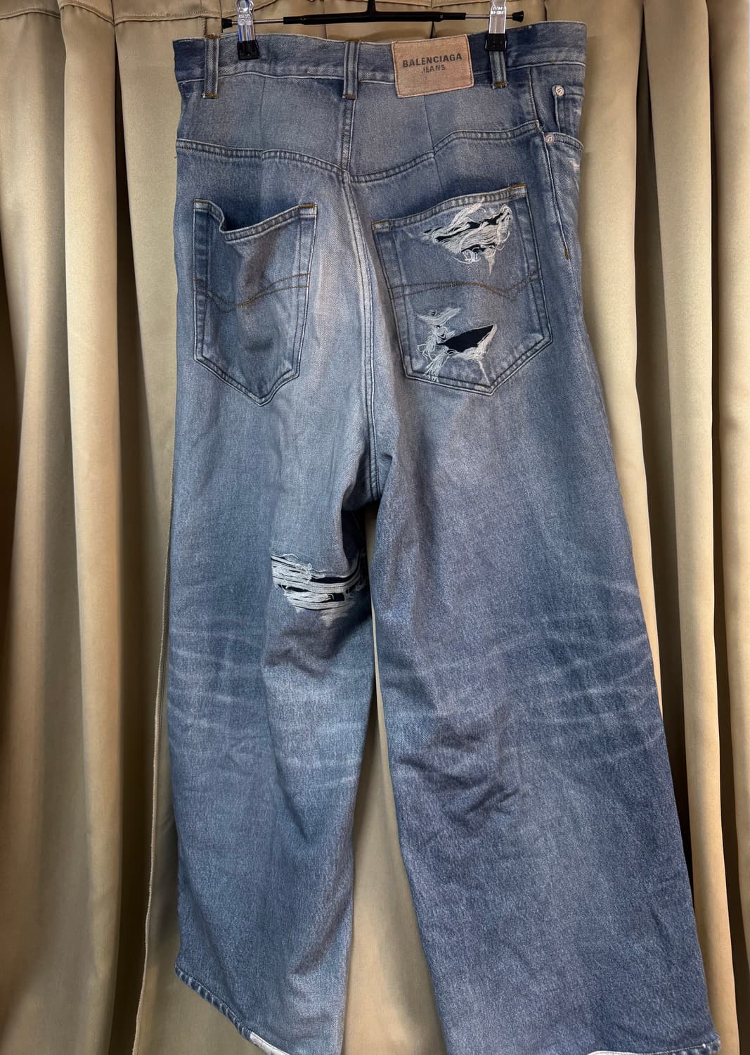 (S) 발렌시아가 가드로브 트롱프뢰유 팬츠 상품이미지3