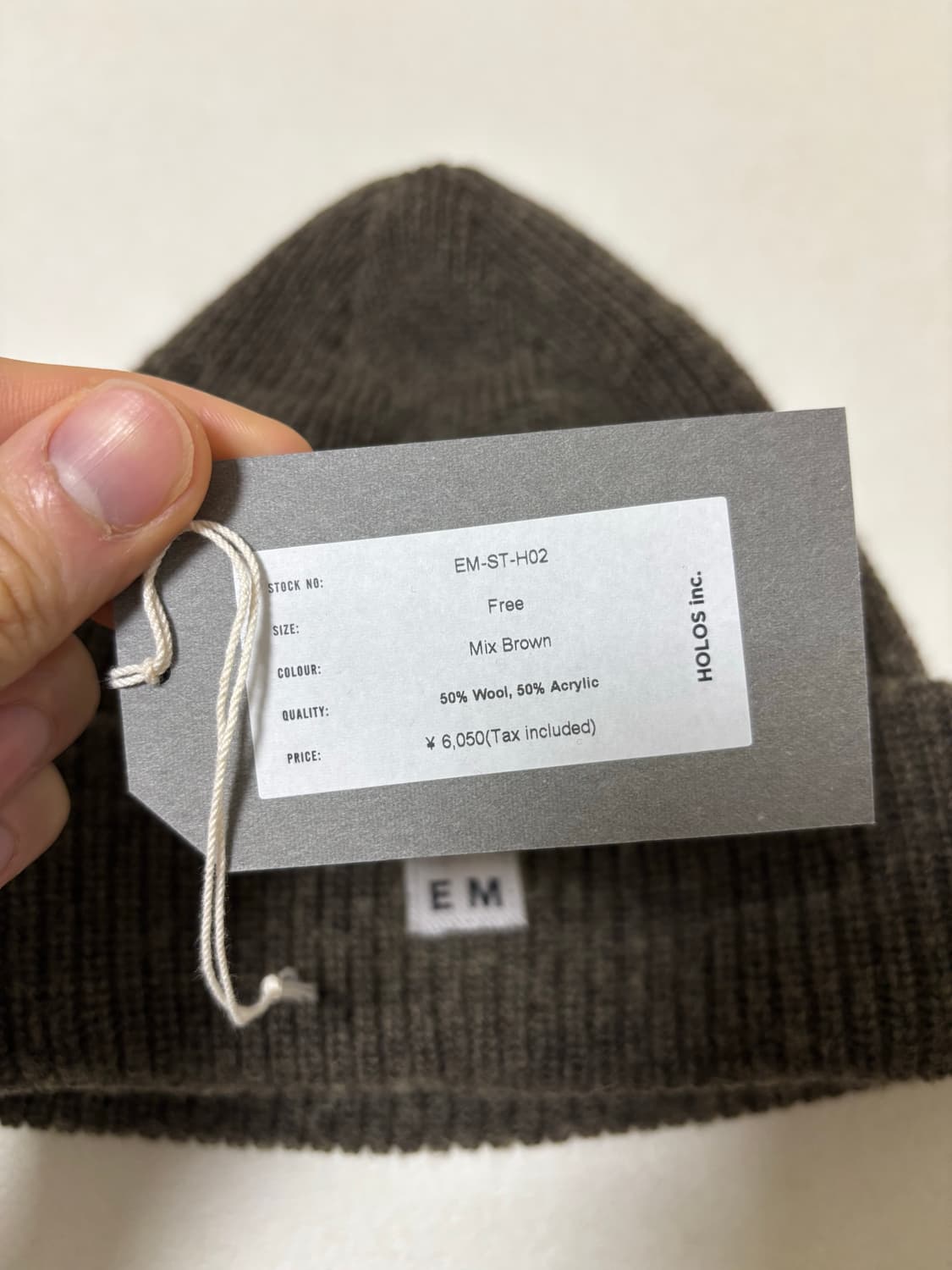 Ends and means 엔즈앤드민즈 와치캡 믹스브라운컬러 상품이미지3