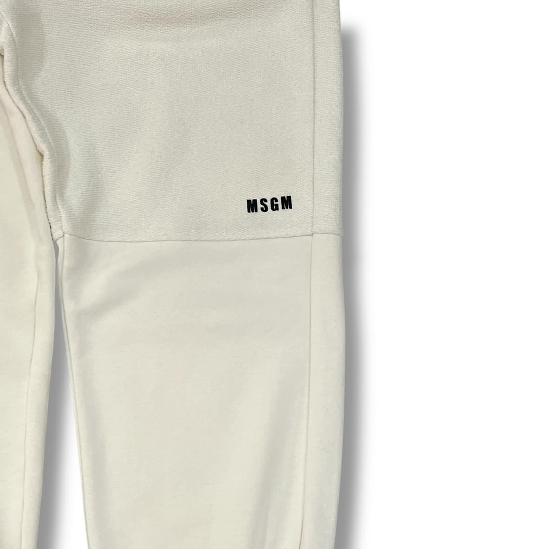  MSGM 화이트 로고 조거 팬츠 y12103 상품이미지5