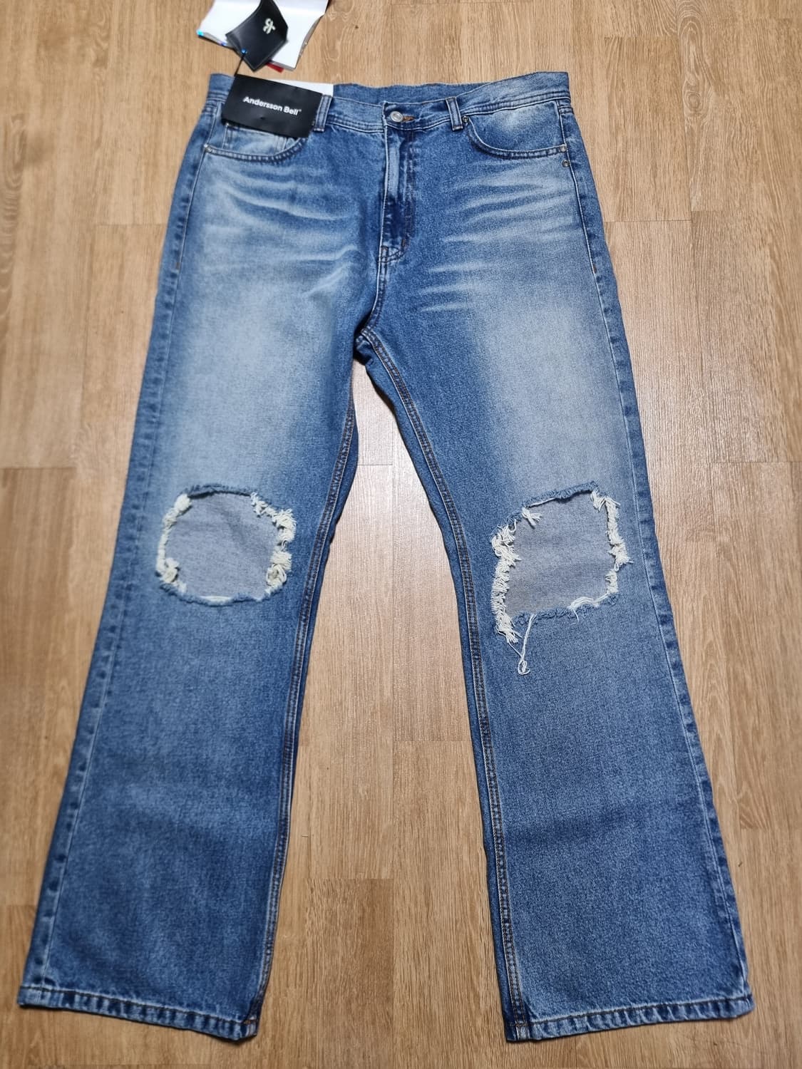 엔더슨벨 디스트로이드 부츠컷 진 *새상품 상품이미지1