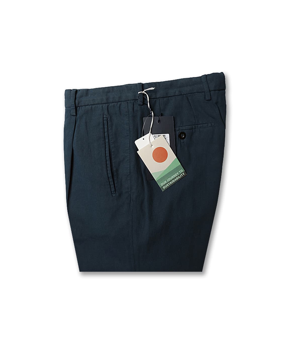 인코텍스 [Incotex] 청록 네이비 슬림 테이퍼드 핏 팬츠 이탈리아 상품이미지1