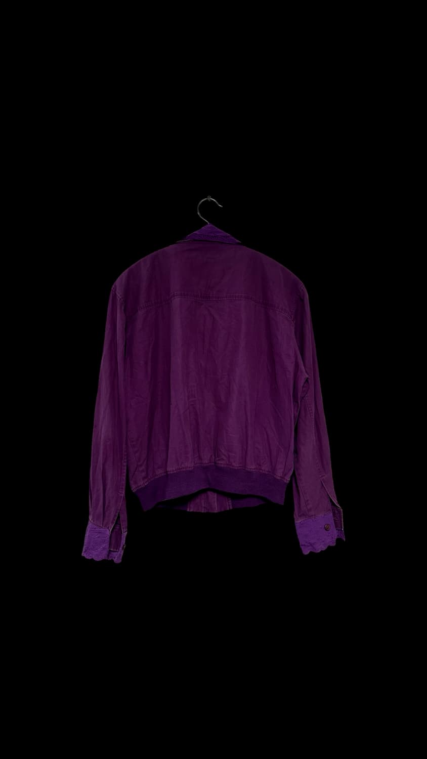 버버리 퍼플 카라 90s 자켓 상품이미지2