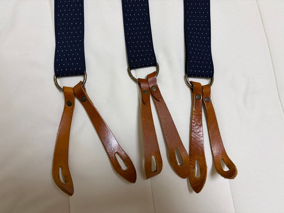 리바이스빈티지클로딩 LVC 서스펜더 블루도트 상품이미지3