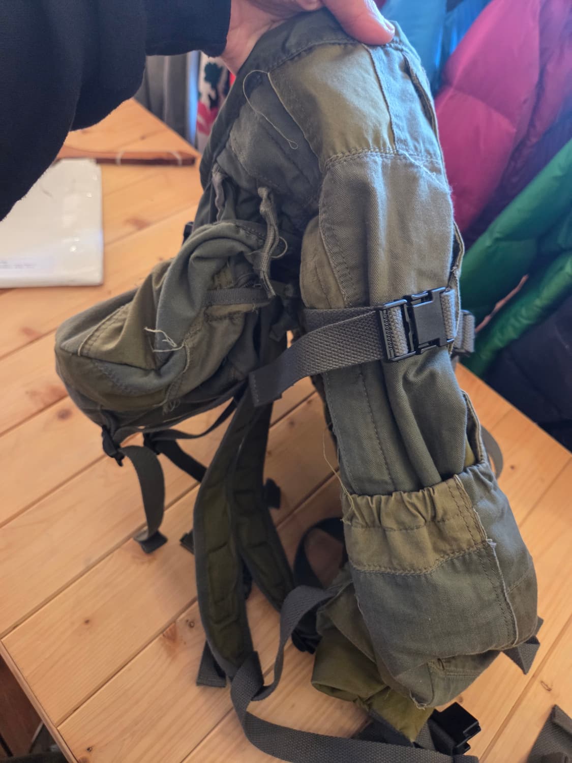 슈프림 X 준야 패치워크 백팩 올리브색 상품이미지6