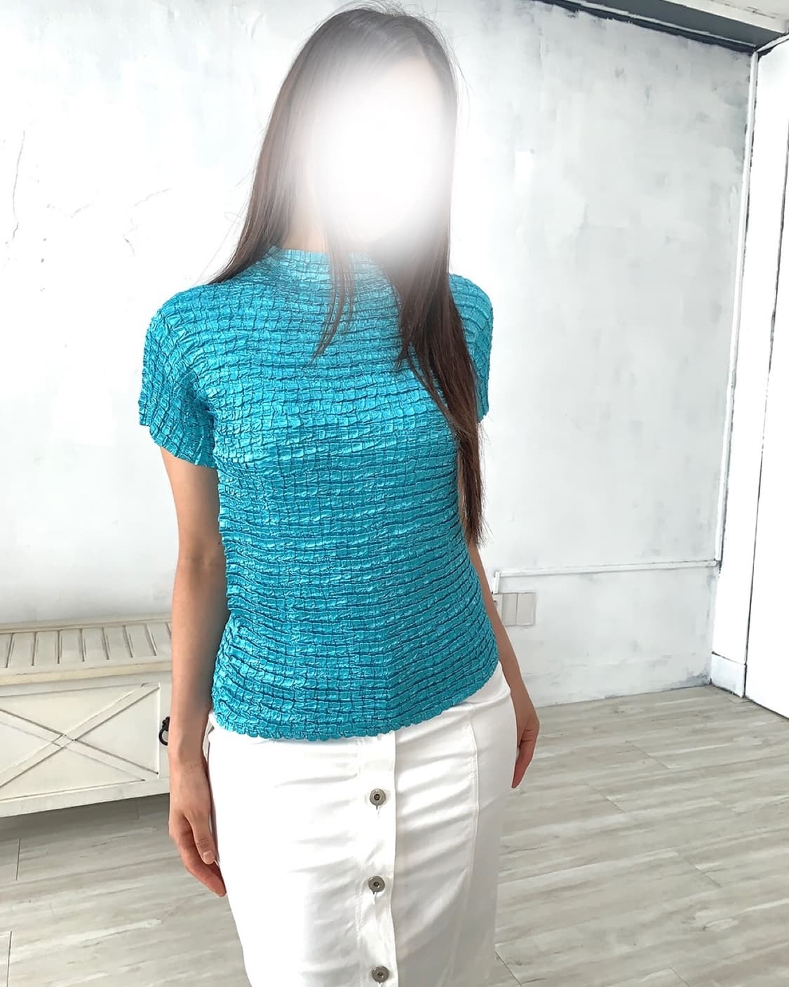 Emerald Pleated Top 상품이미지4