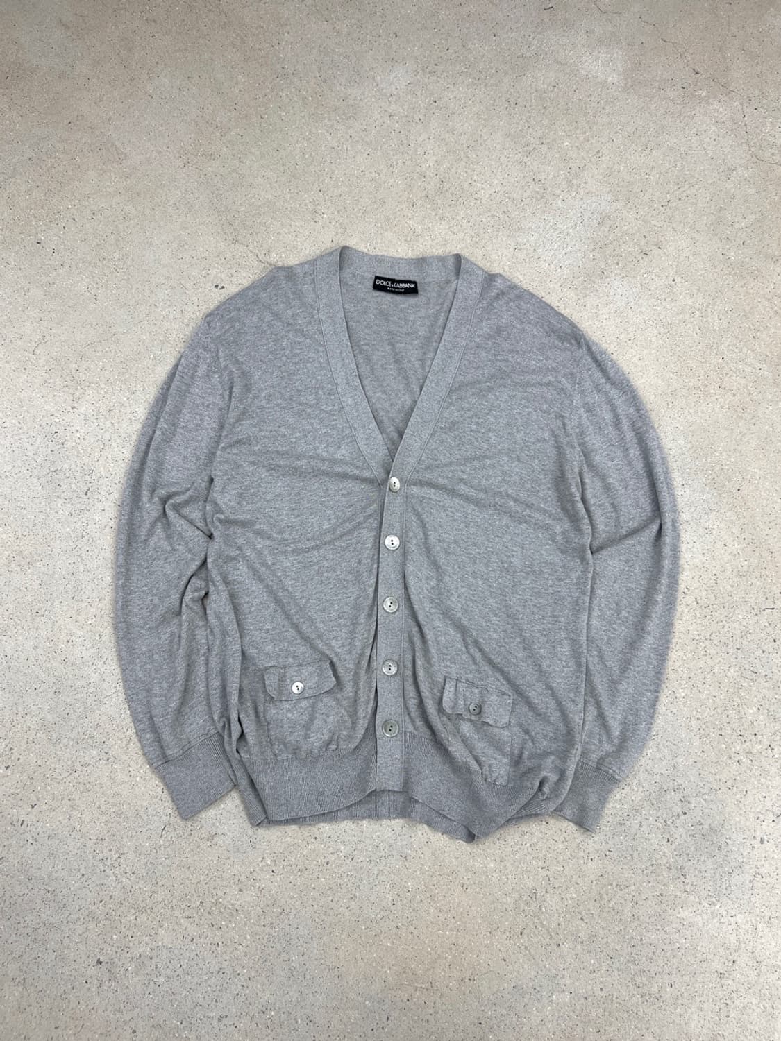 돌체앤가바나 00s 인사이드아웃 코튼 가디건 상품이미지1