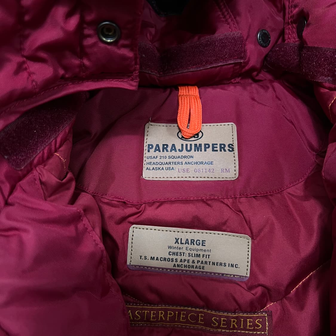 파라점퍼스 여성 마스터피스 코디악 롱패딩 파카 [버건디] XL/105 상품이미지5
