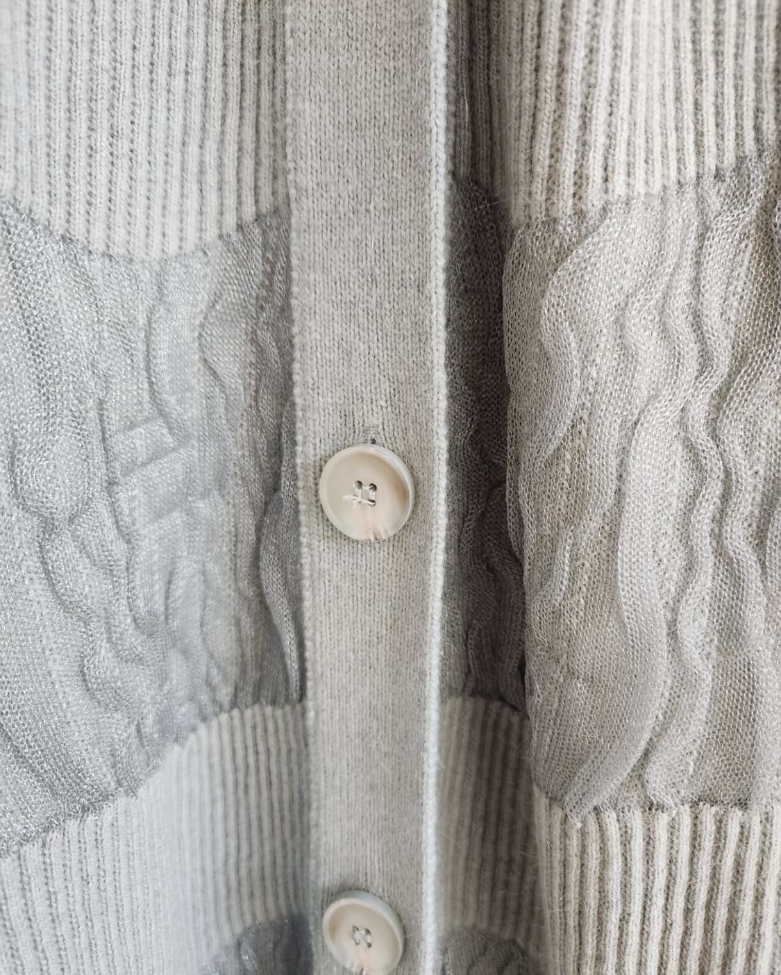 시스템 라쿤울블렌드 가디건 프리사이즈 상품이미지4