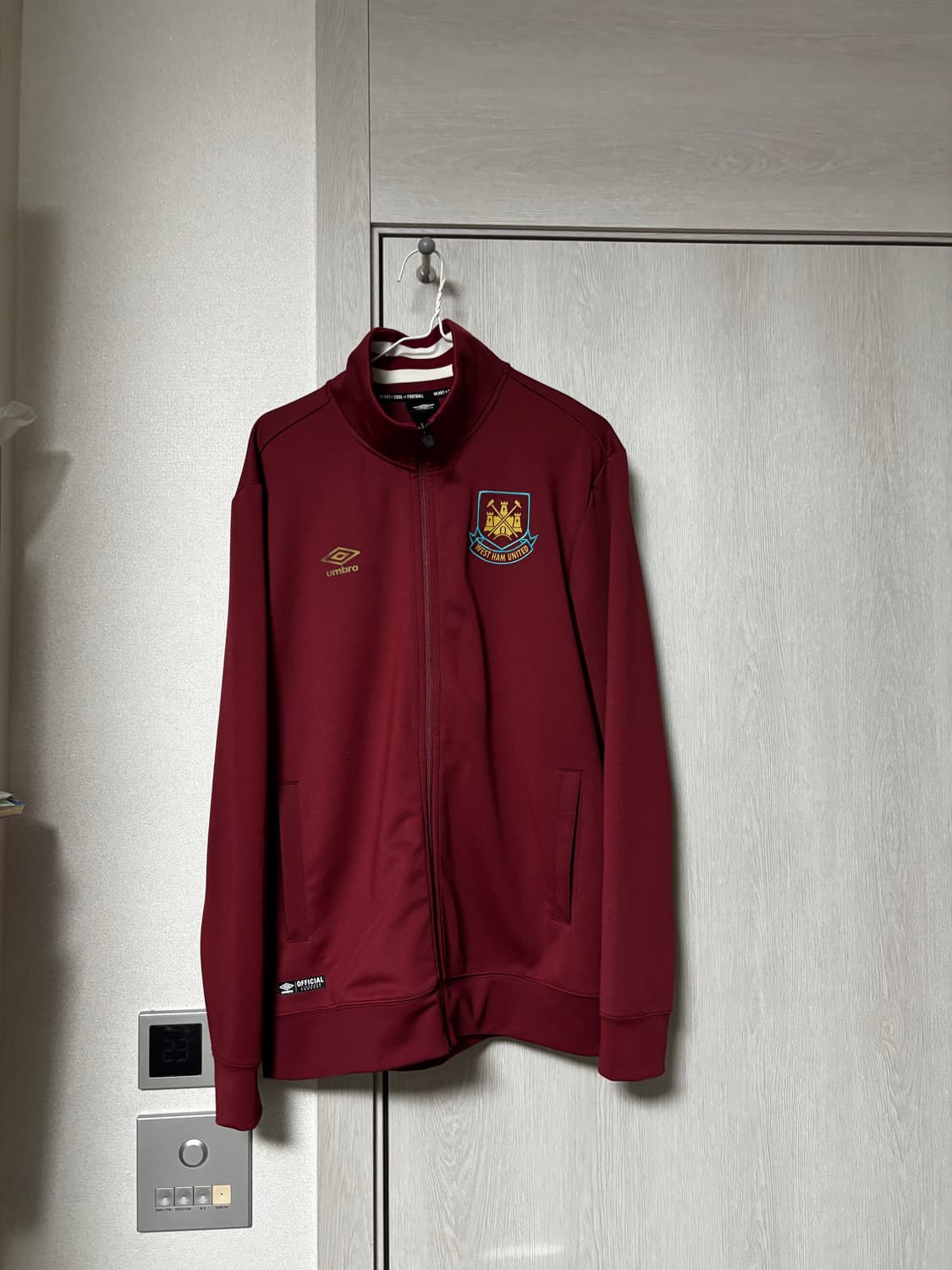 박재범 엄브로 웨스트햄 버건디 져지 상품이미지2