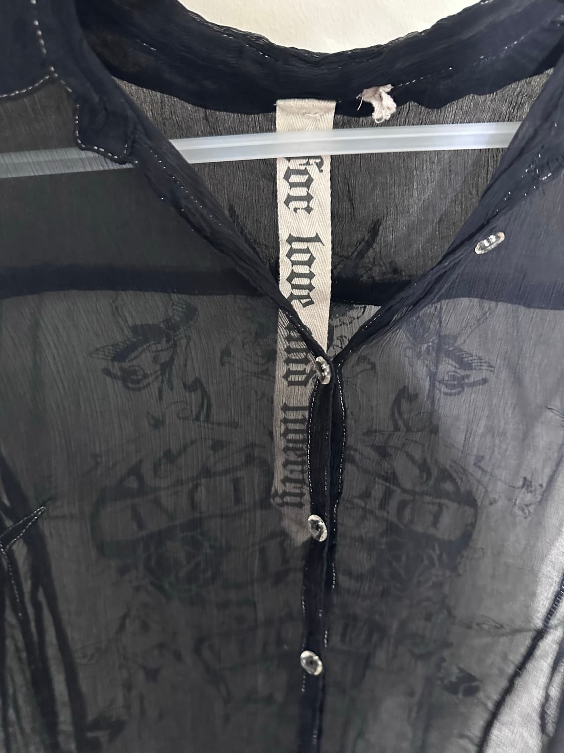 printing detail mesh shirt 상품이미지6