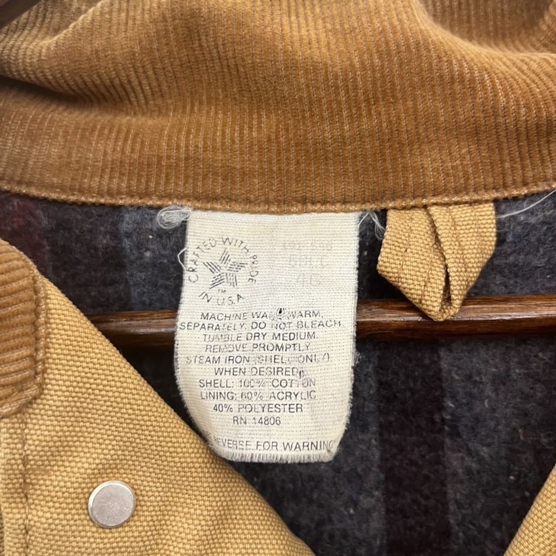 칼하트 빈티지 컨트리 패치 초어 디트로에드 워크자켓 105 C10730 상품이미지5