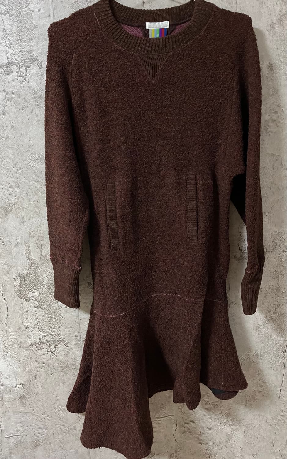 파세타즘 비대칭 니트 원피스 상품이미지2