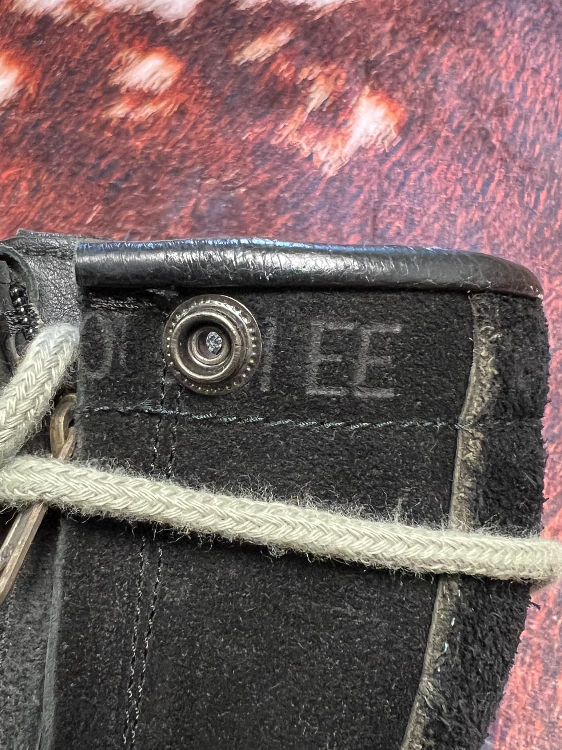 [270] 스웨이드 빈티지 경찰 군화 워커 블랙 상품이미지8