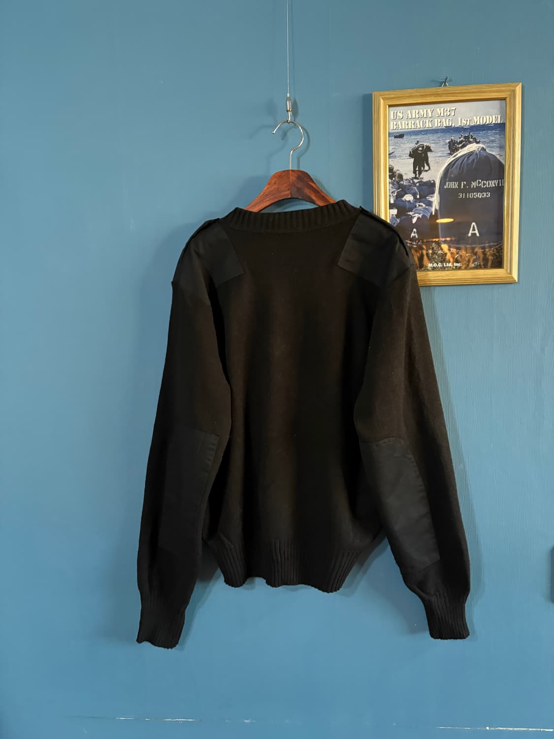 80-90’s USN Commando V neck Service Swea 상품이미지9