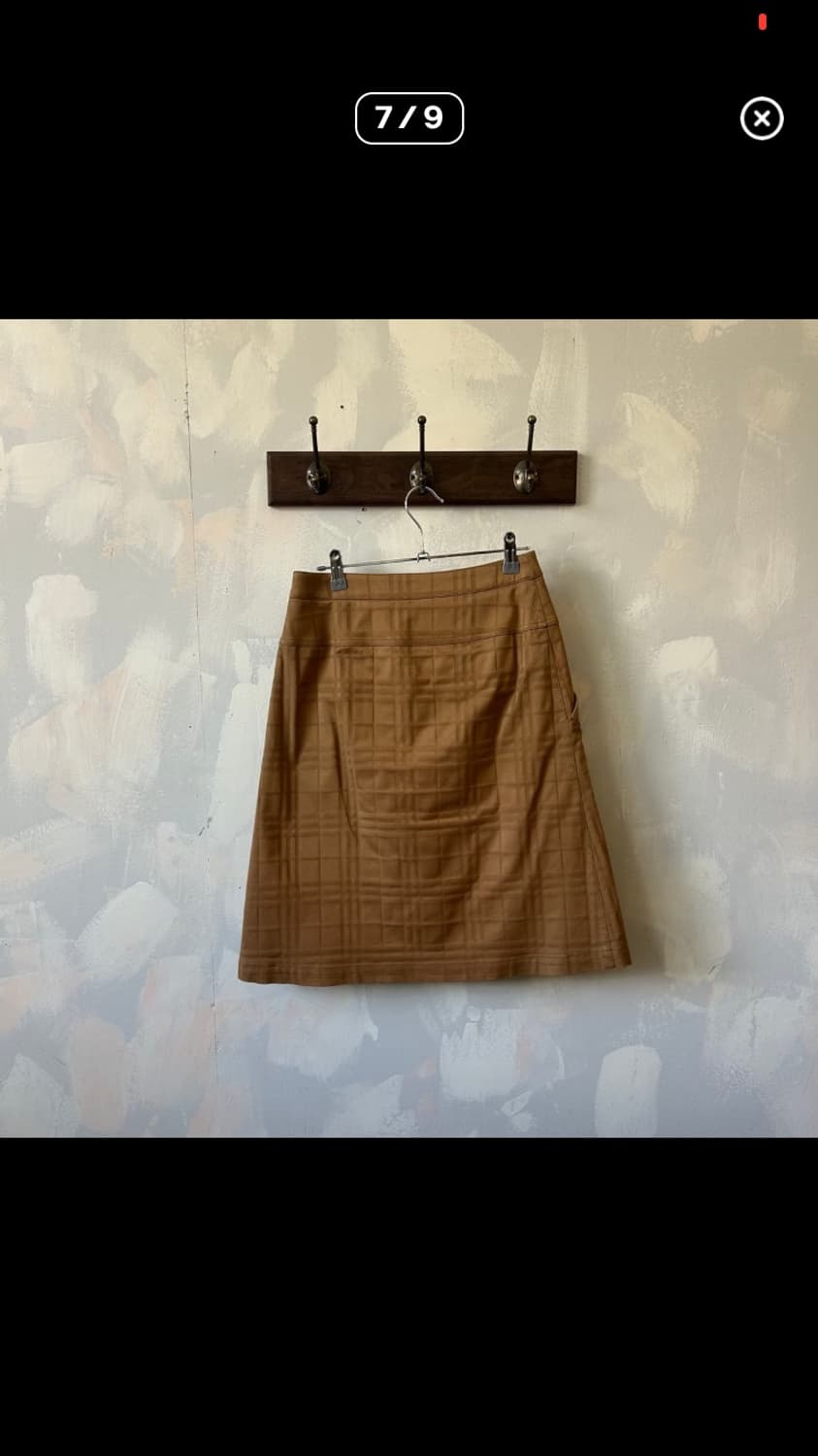 버버리 노바체크 더블 스커트 상품이미지7