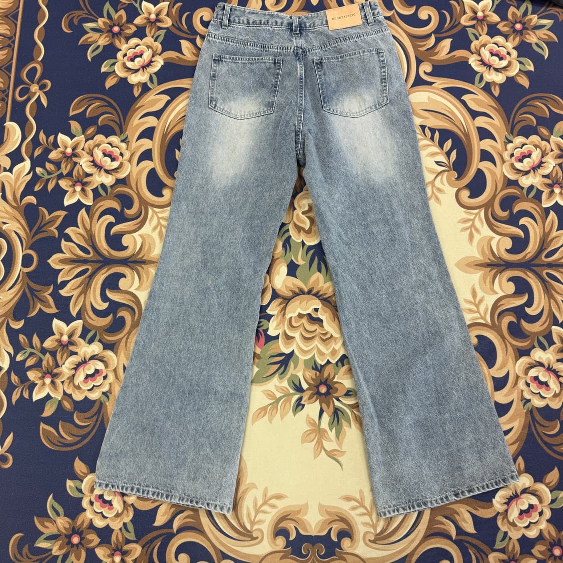 (M)데케트 DECET 와이드 부츠컷 데님팬츠 상품이미지1