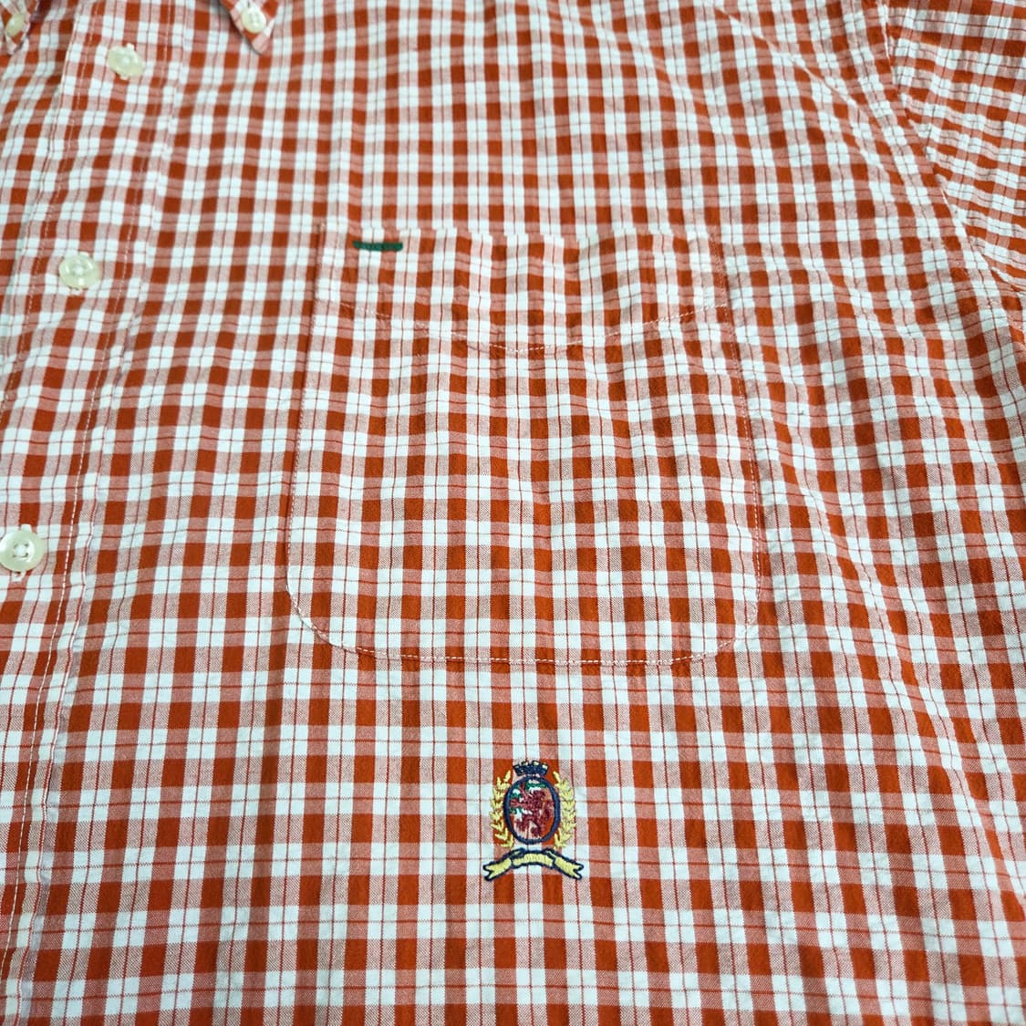 90s Vintage Tommy Hilfiger Seersucker 셔츠 상품이미지4