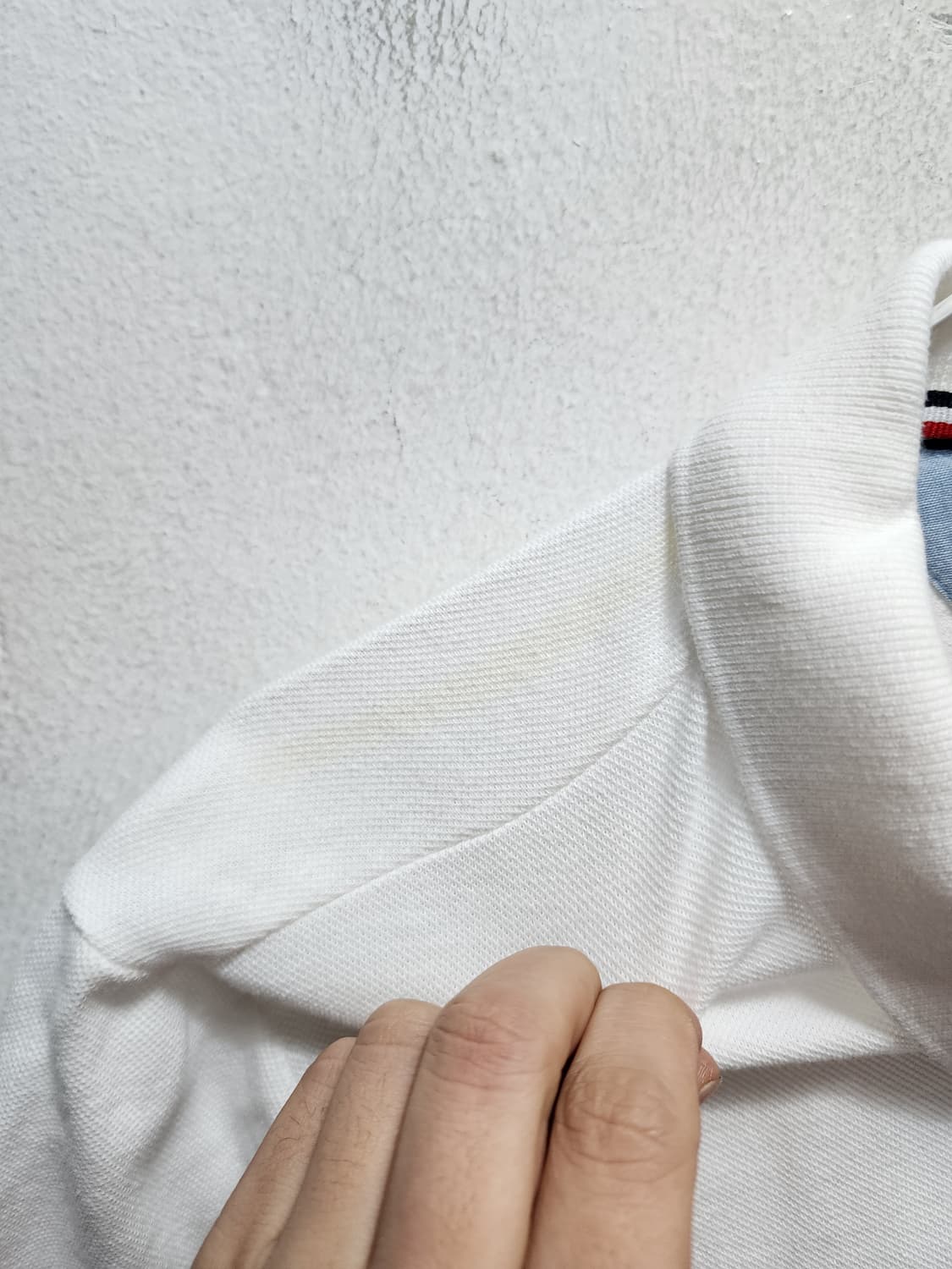 타미힐피거 화이트 카라티 상품이미지3