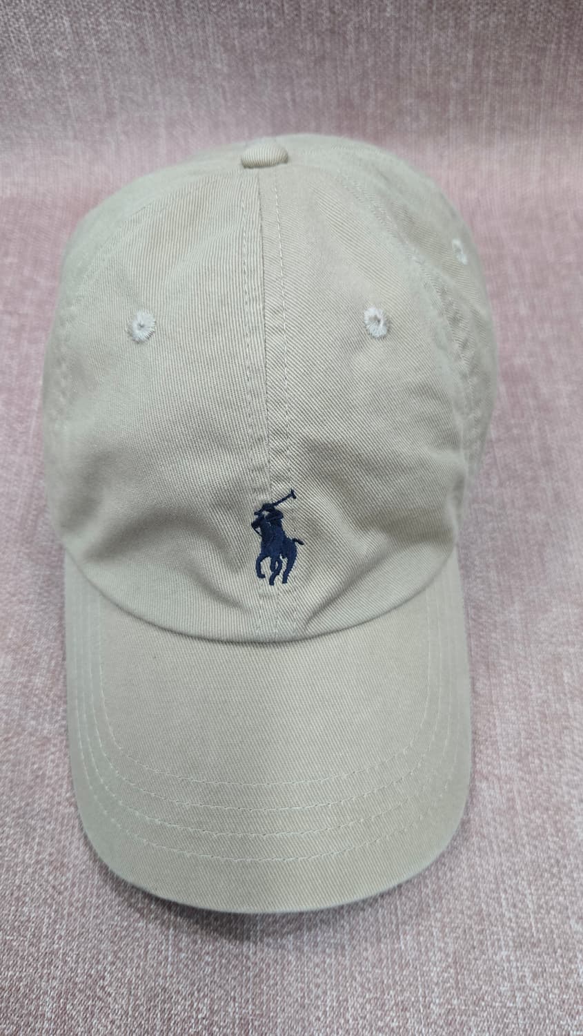 폴로 랄프로렌 베이지 볼캡 모자 상품이미지1